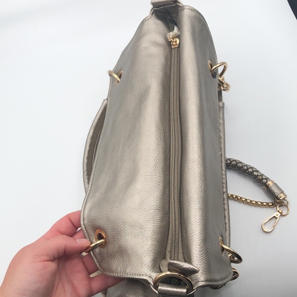 Fancy Purse Light Gray and Cream - Picture 7 of 13